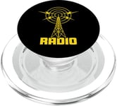 Antenne ondes radio - Ham Radio et ondes courtes PopSockets PopGrip pour MagSafe