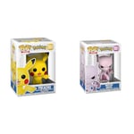 Funko Pop! Games: Pokemon - Pikachu - Figurine en Vinyle à Collectionner - Idée de Cadeau & Pop! Games: Pokemon - Mewtwo - Figurine en Vinyle à Collectionner - Idée de Cadeau