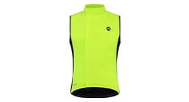 Gilet coupe vent velo rogelli essential   homme   fluor