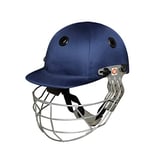 SS Premium Cricket Helmet | (Blue, L) | Material: ABC Polystyrene | Men & Boys | Fixed Spring Steel Grill | Back Support Strap | Neck Guard | Lightweight | ‎Professional Helmet | Adjustable