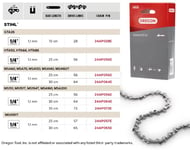 Original Oregon Motorsågskedja 24AP056E till tex batteridrivna grensågar.  Kedjedelning: 1/4" LP Spårbredd: 1,1mm Antal drivlänkar: 56 MOTORSÅGSKEDJA 1/4", 1,1MM, 56DL, 24AP056E