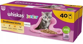 Whiskas Junior säilyke siipikarjaa, 40x85g