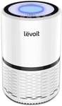 Levoit Air Purifier for Home, Quiet HEPA Filter Removes Pollen, Allergy Particles, Dust, Smoke, Portable Air Cleaner for Bedroom with 3 Speeds, Night Light, Filter Change Reminder [Energy Class A+]