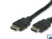 Value Hdmi - Hdmi 5 M, 5 M, Hdmi Typ A (Standard), Hdmi Typ A (Standard), 3D Kompatibilitet, Svart