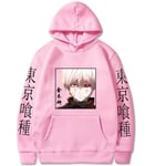 (Keltainen-XL）Anime Tokyo Ghoul Pullovers Topit pitkähihaiset huppari Miesten kangas