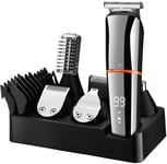 SURKER Cordless Beard Trimmer Mens Hair Clippers Body Mustache Nose Hair Groomer