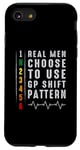 iPhone SE (2020) / 7 / 8 Real Men Use RACE Shift Pattern Tee - Motorcycle Gear Shift Case