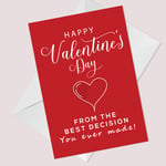 Valentines Card For Him Her Valentines Day Card Wife Husband Boyfriend Funny