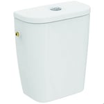 Ideal Standard - Eurovit Boîte d'entrée latérale avec batterie double décharge (6/3 litres) à combiner avec les pots T355001 ou W327801 à commander séparément, Blanc