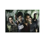 FGDFS Teen Wolf 16 Vintage Classic Movies TV Oil Painting on Canvas Posters and Prints Decoracion Wall Art Picture Living Room Wall 12x18inch(30x45cm)