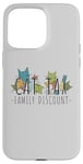 Coque pour iPhone 15 Pro Max Cat Tax Family Discount Médias sociaux Tendance Mème