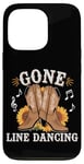 Coque pour iPhone 13 Pro Gone Line Dancing Musique country western Line Dancer