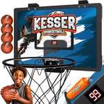 KESSER® Mini panier de basketball pour chambre et bureau | Panier de basketball pour intérieur et extérieur | Planche de basketball pour chambre d'enfant & montage mural | Planche de basket-ball avec