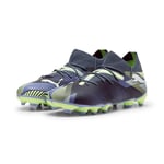 PUMA Future 7 Match Fg/ag Lights Out - Gray Skies/vit/fizzy Apple Barn, storlek 33