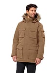 Jack Wolfskin Men's Glacier Canyon Parka, Chipmunk, XL