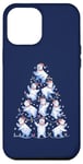 Coque pour iPhone 12 Pro Max Ours polaire Arbre de Noël Drôle Ours de glace Vacances