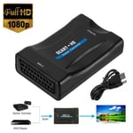 SCART to HDMI Converter Adapter 1080P Audio Video Upscale Converter HD TV DVD UK