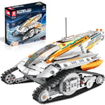 Reobrix 99001 Star Series Explorer Roving Vehicle - Jouet Spatial contrôlé à Distance et par Application - Kit d'action Cool pour Jeux - Compatible avec Lego (700 pièces)