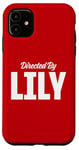 iPhone 11 My Name Is Lily Funny Name Tag Case