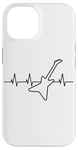 Coque pour iPhone 14 Rock Music Heartbeat Guitare électrique pour guitariste