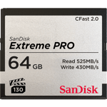 SanDisk 64GB Extreme PRO CFast 2.0 (Write: 430MB/s) -muistikortti