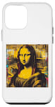 Coque pour iPhone 12 mini Illustration artistique de graffiti de Léonard de Vinci, Mona Lisa