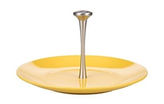 Kaleidos Classique Plat à Fromage avec poignée 31 cm, Céramique Forte, Aluminium, Jaune, 31 x 31 x 16,5 cm