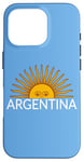 Coque pour iPhone 16 Pro Drapeau de l'Argentine - Soleil de l'Argentine - Maillot de sport