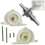 Brushroll End Caps + Drive Cog Shaft for GTECH AIRRAM Vacuum AR01 02 03 05 DM001