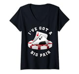 Womens I've Got A Big Pair Poker Players Casino Party Joke present V-Neck T-Shirt