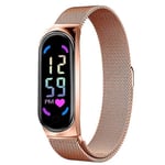 LED Damklocka Magnetisk Armband Rem Vattentät Touch Feminin Klocka Mode Digitala Armbandsur