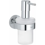 GROHE Distributeur de savon avec support Chromé Essentials