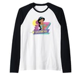 Disney Aladdin Retro ’90s Couples Matching Princess Jasmine Raglan Baseball Tee