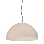 Eglo Pendant Lighting Gaetano 1, Ceiling Light Fitting for Dining Room, Hanging lamp Made of Metal in Black and Sand Colour, E27 Socket, Ø 21”