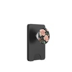 Blush Rose Bloom Dark Garden Design PopSockets PopWallet pour MagSafe