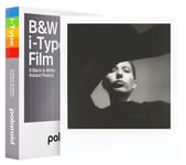 Polaroid i-Type svartvit film med vit ram, 8 bilder