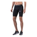 Nike M NP Long Shorts de Sport Homme, Black/(White), FR : 2XL (Taille Fabricant : 2XL)