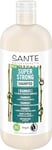 SANTE Naturkosmetik Super Strong Shampooing à l'extrait de bambou bio + complexe protéiné triple épaisseur, shampoing végétalien avec ingrédients naturels, renforce les cheveux fragiles et affaiblis