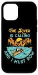 iPhone 12/12 Pro Rowing Row Boat Retro Vintage The River Is Calling And I Case