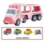 Jouet de Camion pour Enfants 3 Ans et Plus - AMOUNE - 4 Mini voitures - Lumières et Sons