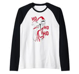 Disney The Nightmare Before Christmas Jack Santa Ho Ho Ho Manche Raglan