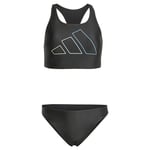 adidas Women's Big Bars Bikini, 28 Black