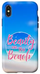 Coque pour iPhone X/XS Beauté sur la plage Mignon