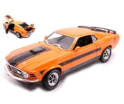 FORD MUSTANG MACH I 428 1970 ORANGE MAISTO 31453 1:18 SPECIAL EDITION TWISTER
