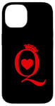 Coque pour iPhone 14 Jeu de cartes à jouer Queen Of Hearts King Of Hearts