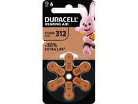 Duracell Easytab 312 Pr41 6Er Blister - 1,45 V - Blisterverpackung (167247)