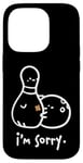 Coque pour iPhone 14 Pro Bowling Humour Mignon Drôle Personnage Art