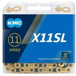 KMC X11-SL Bicycle Cycle Bike Chain Gold / Black - 118 Links