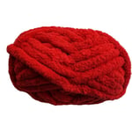 Tjock Stickad Chenille Garn för Handvirkade Filtar, Supersoft Stort Jumbo Filtgarn yy Red