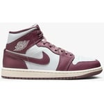 Baskets montantes Air Jordan  AIR JORDAN 1 MID GRIS VIOLET